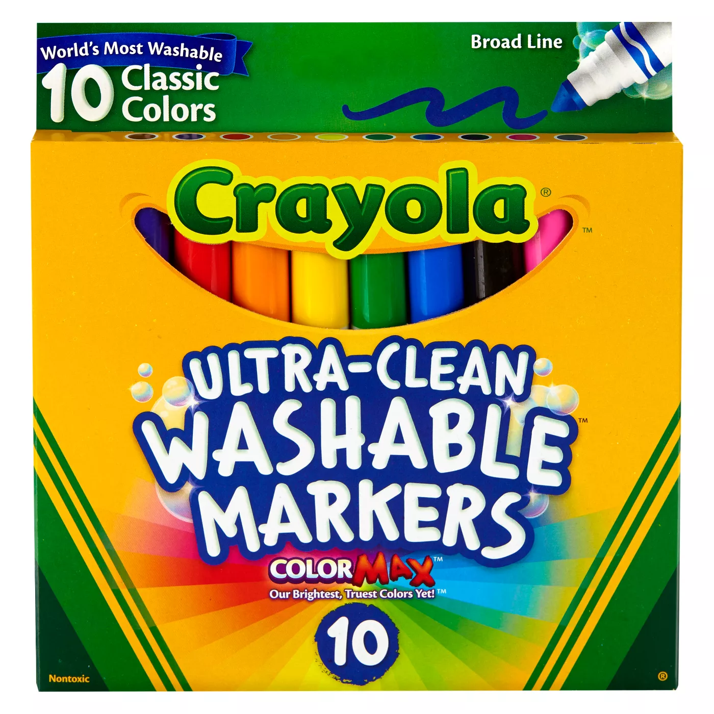 Washable Classic Color Markers 10pk 