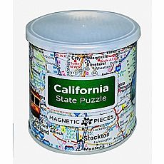 100pc Magnetic California Puzzle