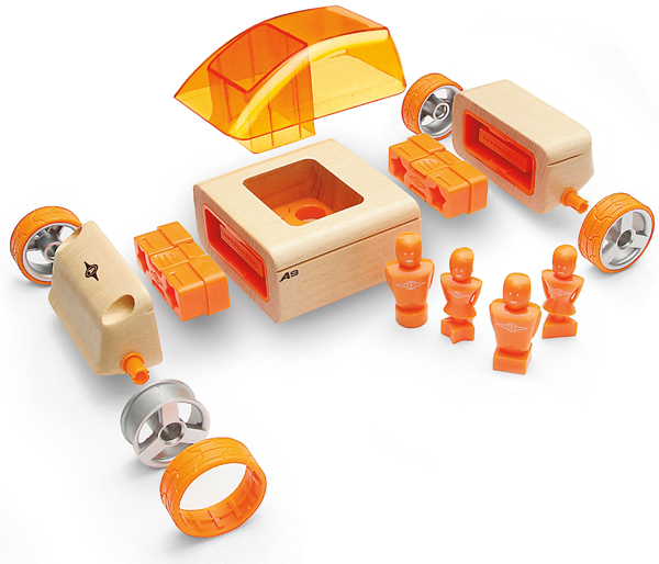 A9 Compact Orange Automoblox - Cheeky Monkey Toys