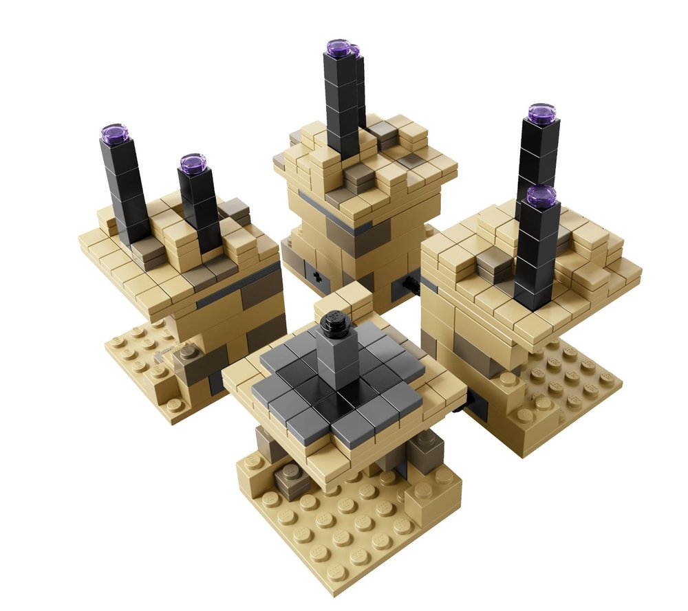 The End Micro World Minecraft Lego - Cheeky Monkey Toys