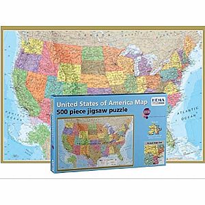 United States Map 500pc Puzzle