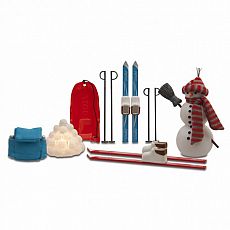 Smaland Winter Ski & Sled Set