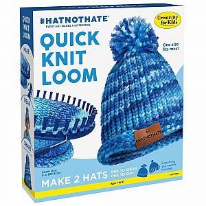 HAT NOT HATE Quick Knit Loom