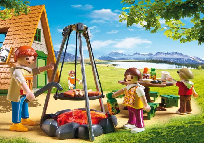 playmobil camping lodge