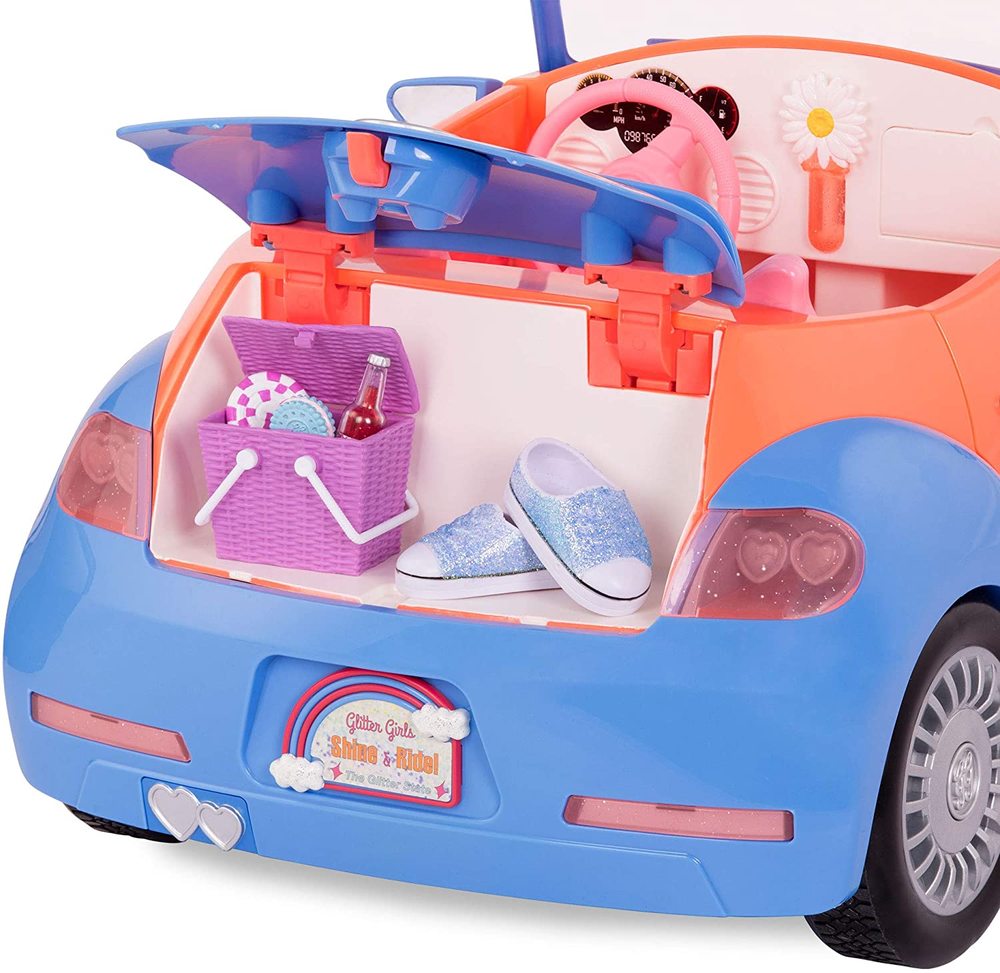 Glitter Girls Convertible Car for 14 Dolls - Cheeky Monkey Toys