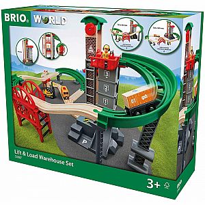 BRIO Lift & Load Warehouse Set