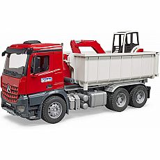 Mb Arocs Truck With Roll-off-Container w/ Mini Excavator