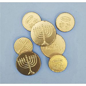 Milk Chocolate Chanukah Coins Party Size 6.8 OZ