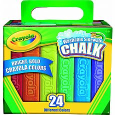 Washable Sidewalk Chalk, 24ct