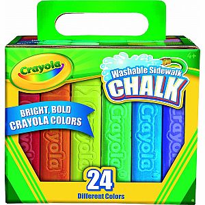 Washable Sidewalk Chalk, 24ct