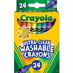 Washable Crayons 24ct