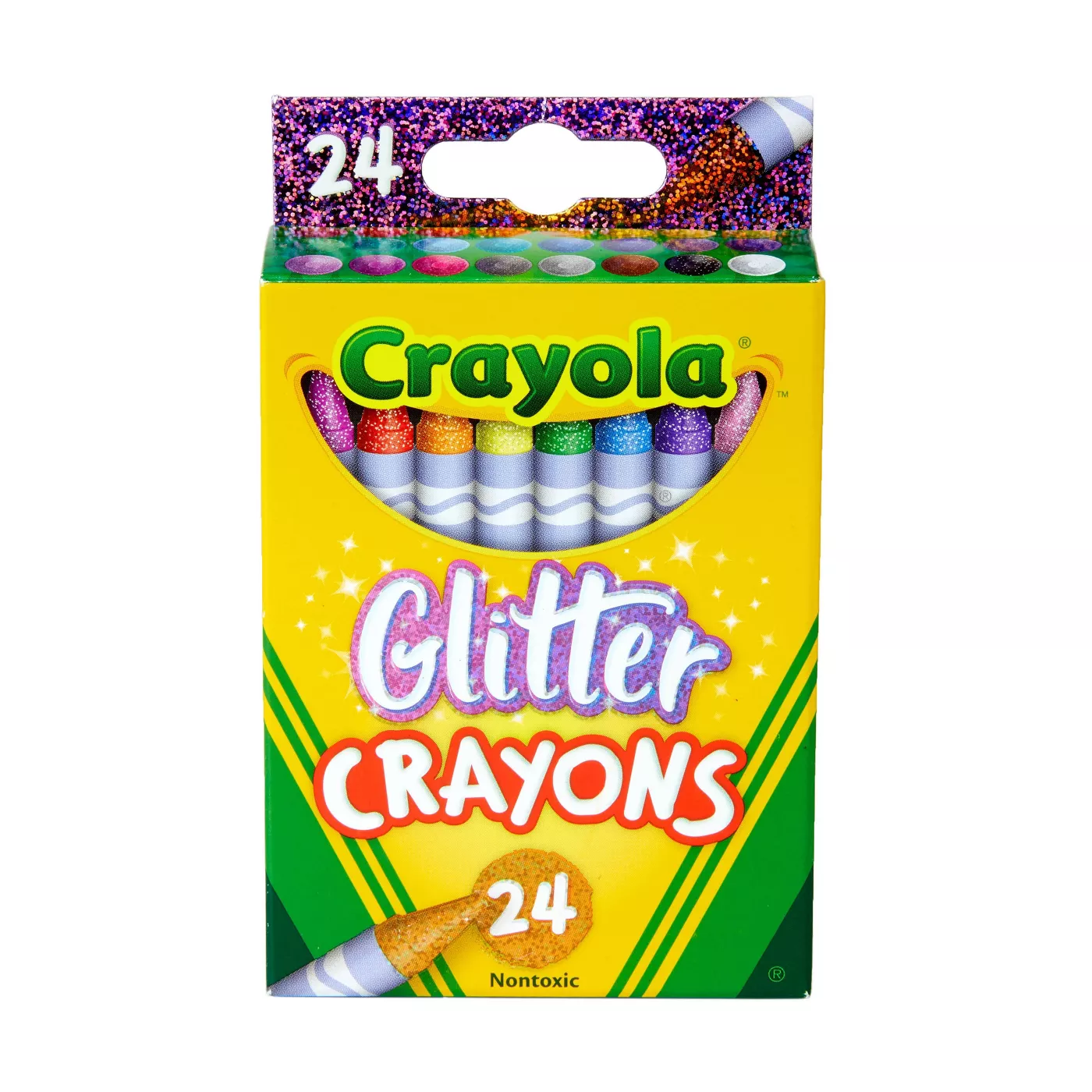 Glitter Crayons 24ct 