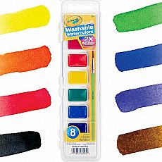 Washable Watercolors 8 pans