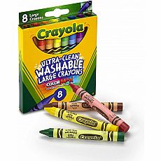 Large Washable Crayons 8ct