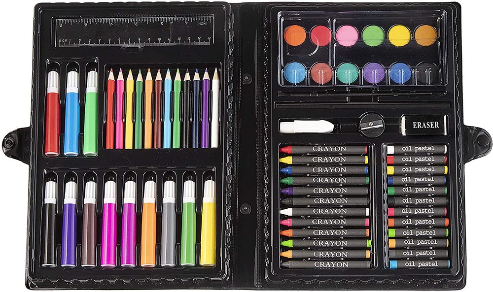 Artyfacts Portable Art Studio 68pc Set Cheeky Monkey Toys Artyfacts Portable Art Studio 68pc Set Cheeky Monkey Toys