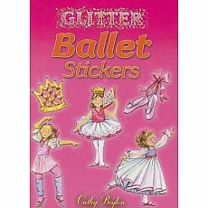 Glitter Ballet Stickers