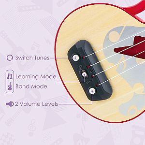 Learn With Lights Ukulele - Red