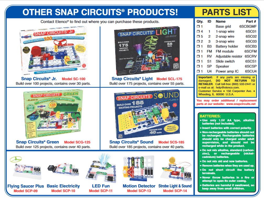 Snap Circuits FM Radio — Snapdoodle Toys & Games