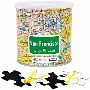 100pc Magnetic City Puzzle San Francisco