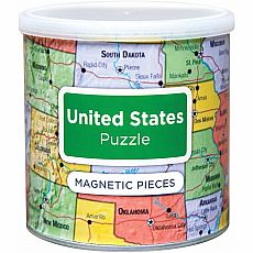 100pc Magnetic USA Puzzle