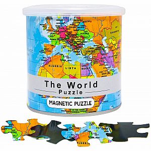 100pc Magnetic World Map 
