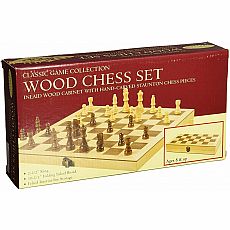 Chess Set 2.5", Deluxe Wood 