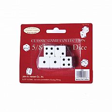 5 Dice On Card 5/8"