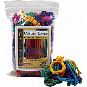 Smalll Bag Cotton Loops, Multi Colored
