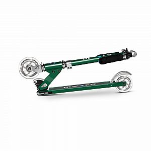 Sprite Forest Green LED 2 Wheel Scooter 