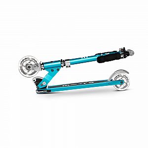 Sprite Ocean Blue LED 2 Wheel Scooter 