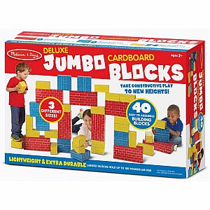 Deluxe Jumbo Cardboard Blocks 40pc