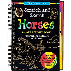 Scratch and Sketch Horses