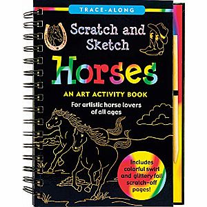 Scratch and Sketch Horses 