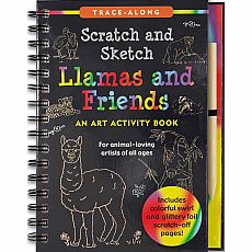 Scratch and Sketch Llamas and Friends