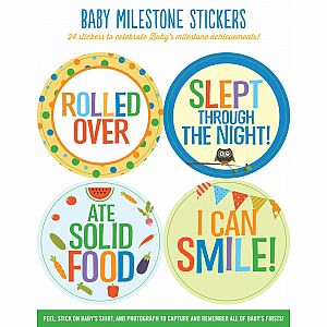 Baby's Firsts Milestone Stickers