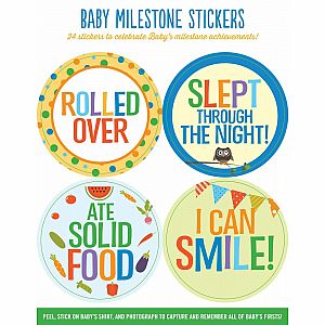 Baby's Firsts Milestone Stickers