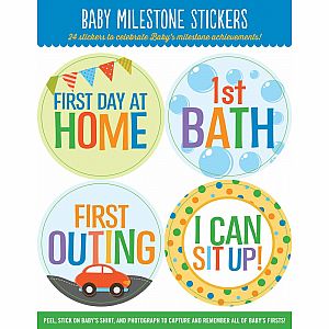 Baby's Firsts Milestone Stickers