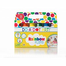 Dot-Art Markers 6-pk Rainbow [Washable]