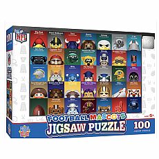 NFL Mascots 100pc Puzzle