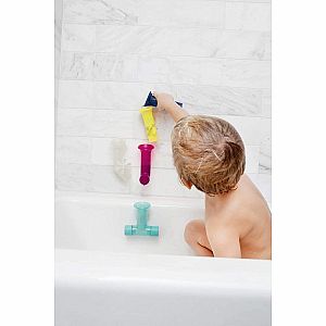 Boon Pipes Bath Toy Navy Mutli