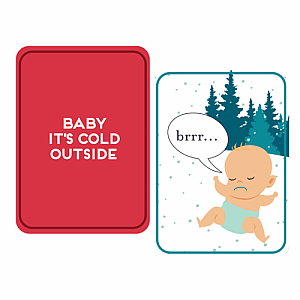 Peas on Earth Holiday Rebus Game Cards