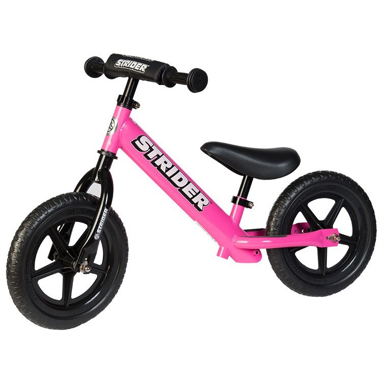 Strider 12 Sport Balance Bike Pink Cheeky Monkey Toys