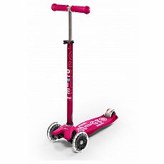 Maxi Pink LED Micro Deluxe Scooter