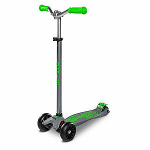 Pro Grey/Green Maxi Deluxe Scooter
