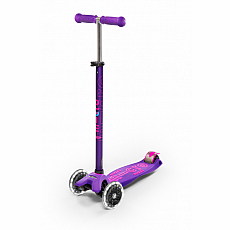 Maxi Purple LED Micro Purple Scooter