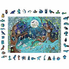 Fantasy Forest 500 Piece Wooden Puzzle