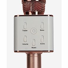 Sing-along PRO Rose Gold Karaoke Microphone & Bluetooth Speaker