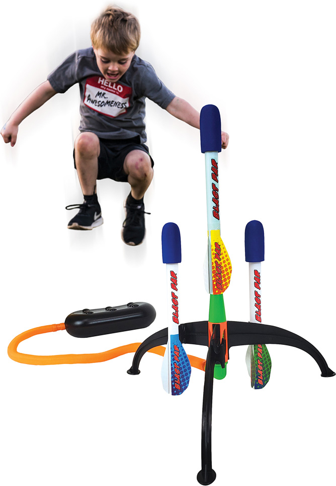 Blast Pad Stomp Rocket Cheeky Monkey Toys