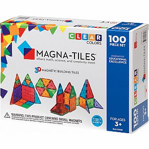 Magna-Tiles Clear Colors 100 Piece Set (PICKUP OR DELIVERY)