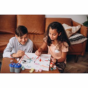 Artwille Paint By Number Little Friend Girl